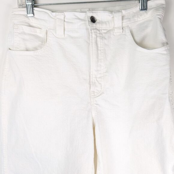Madewell Women's White Wide-Leg Crop Jeans Size 29 Vintage High Rise - Picture 4 of 12